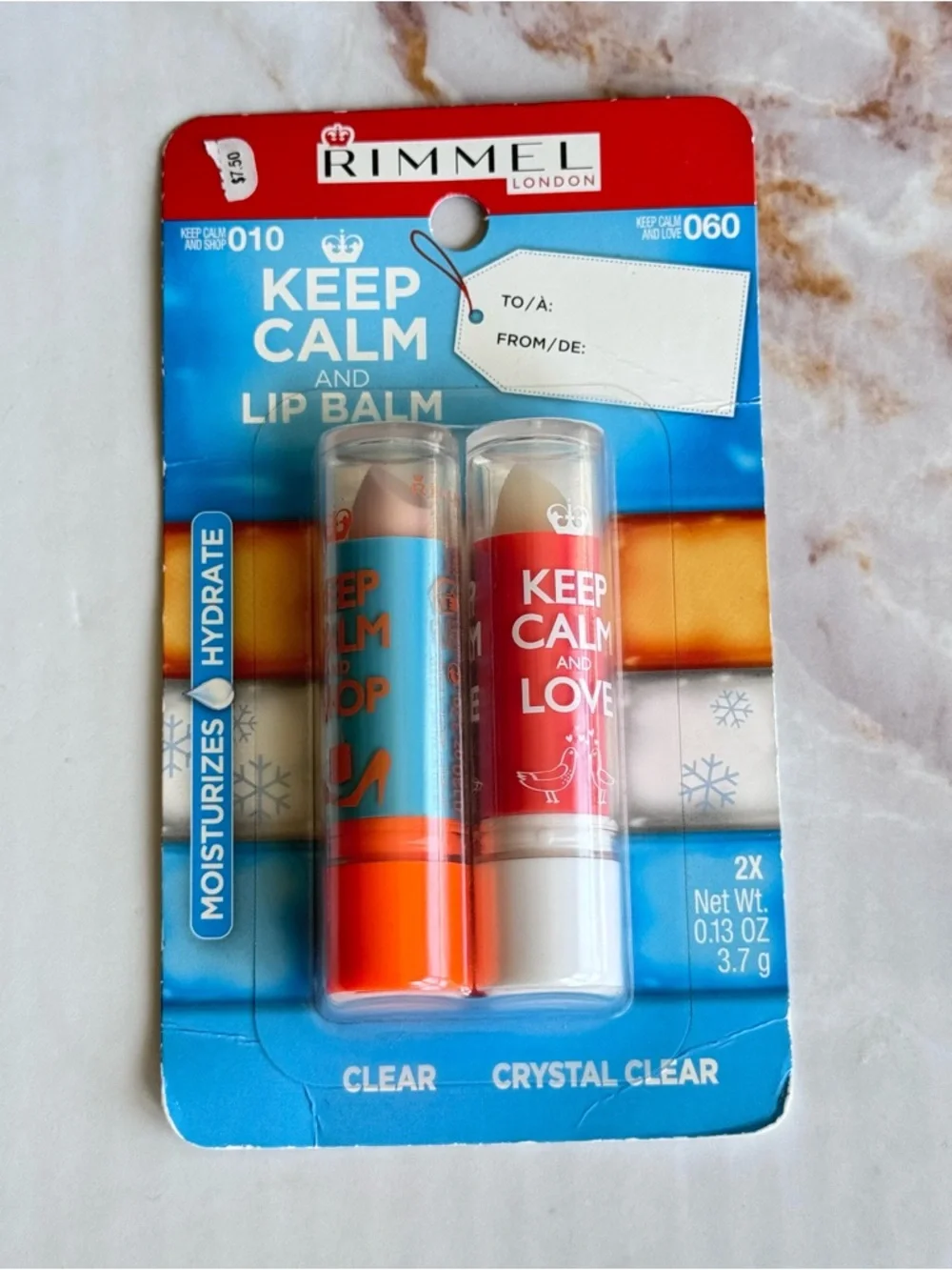 Rimmel London Keep Calm Lip Balm - Clear & Crystal Clear Keep Calm and SHOP/LOVE